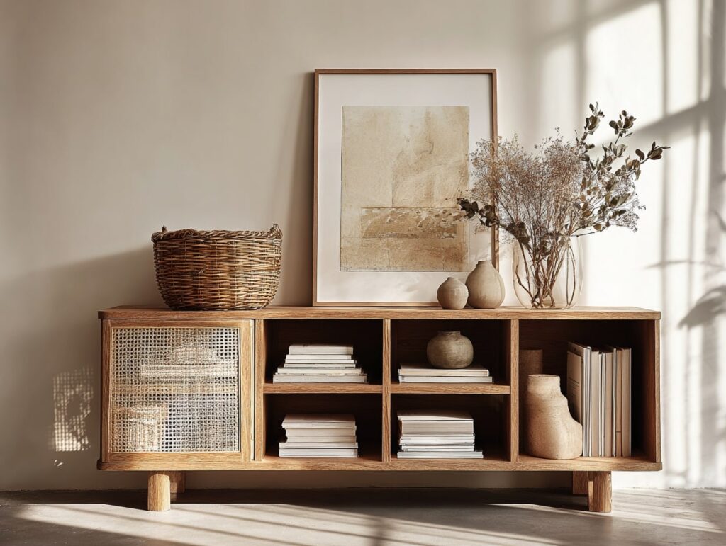 9. Minimalist Warmth with Natural Texture