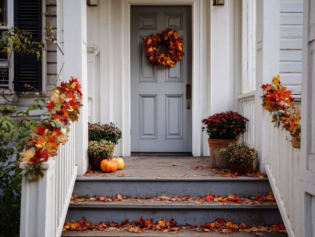 Autumn Leaf Garland Porch Decor