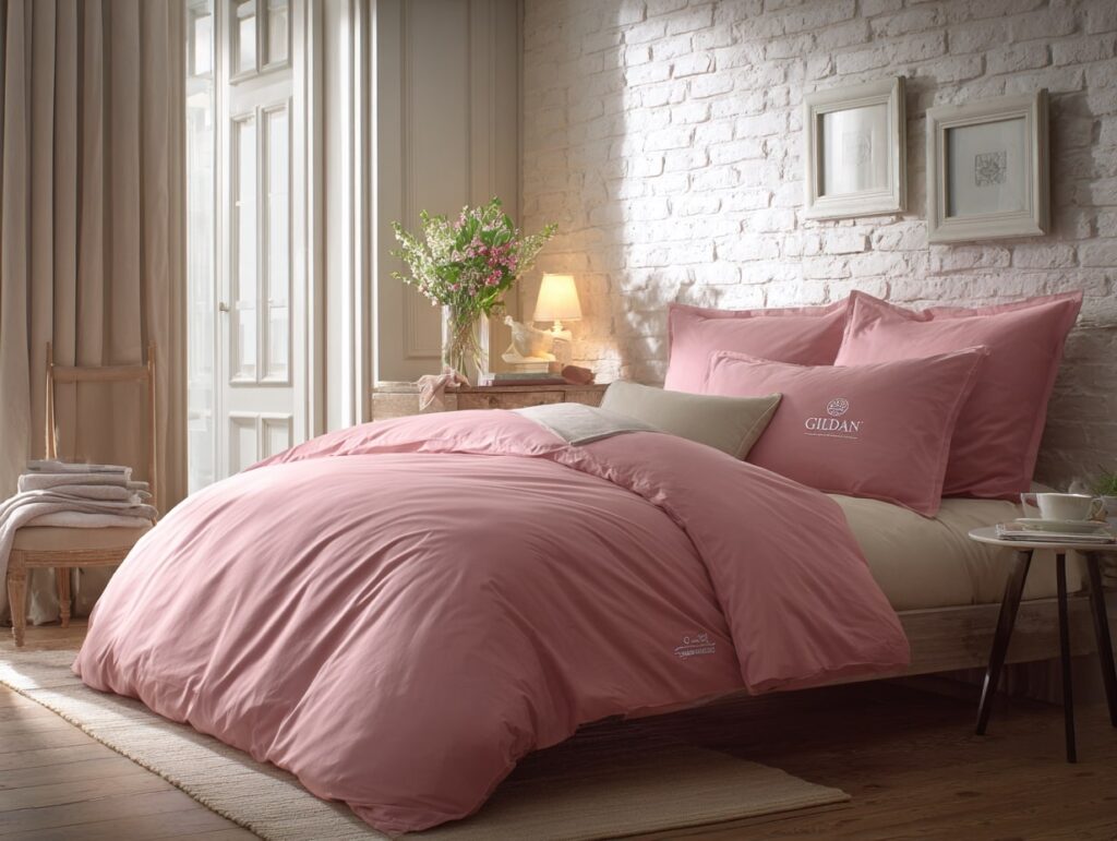 Soft Pink Bedding for a Fresh Look