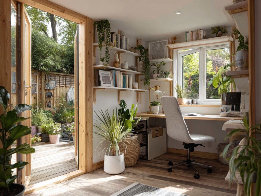3. Garden Office with Green Views and Calm Vibes

