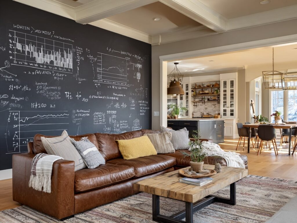 DIY Chalkboard Accent Wall

