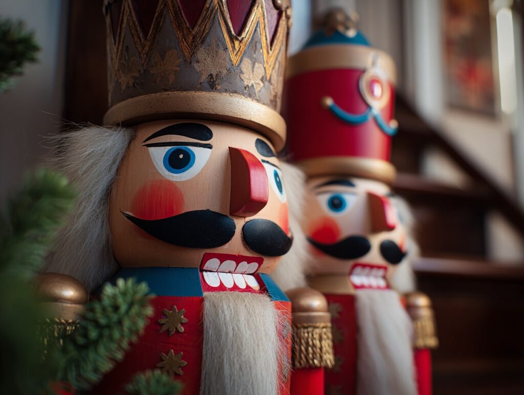 Classic Nutcracker Soldiers by the Steps
