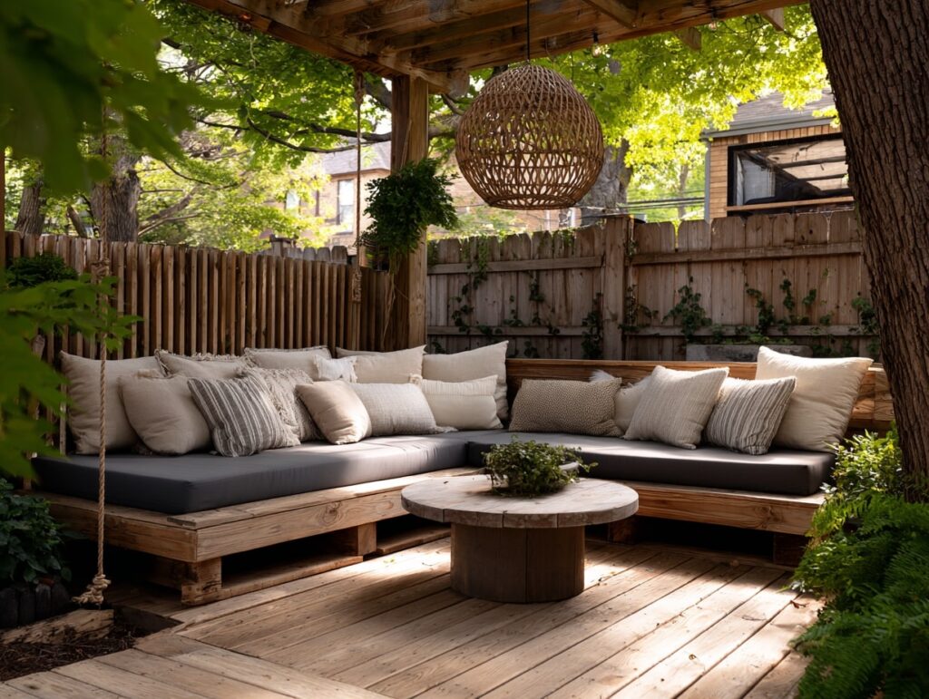 Cozy Backyard Lounge Nook