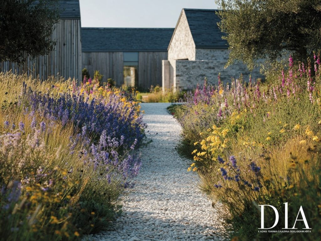 5. Gravel Path Through a Wildflower Meadow