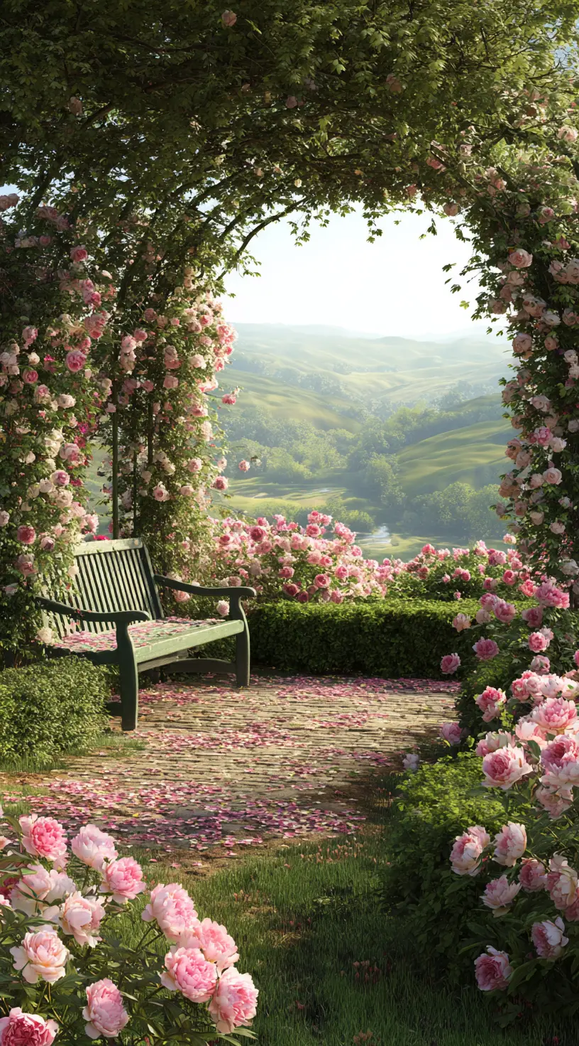 Romantic English Rose Garden