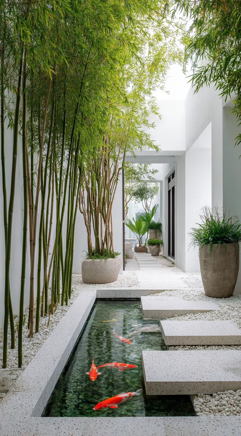 Serene Bamboo Zen Garden