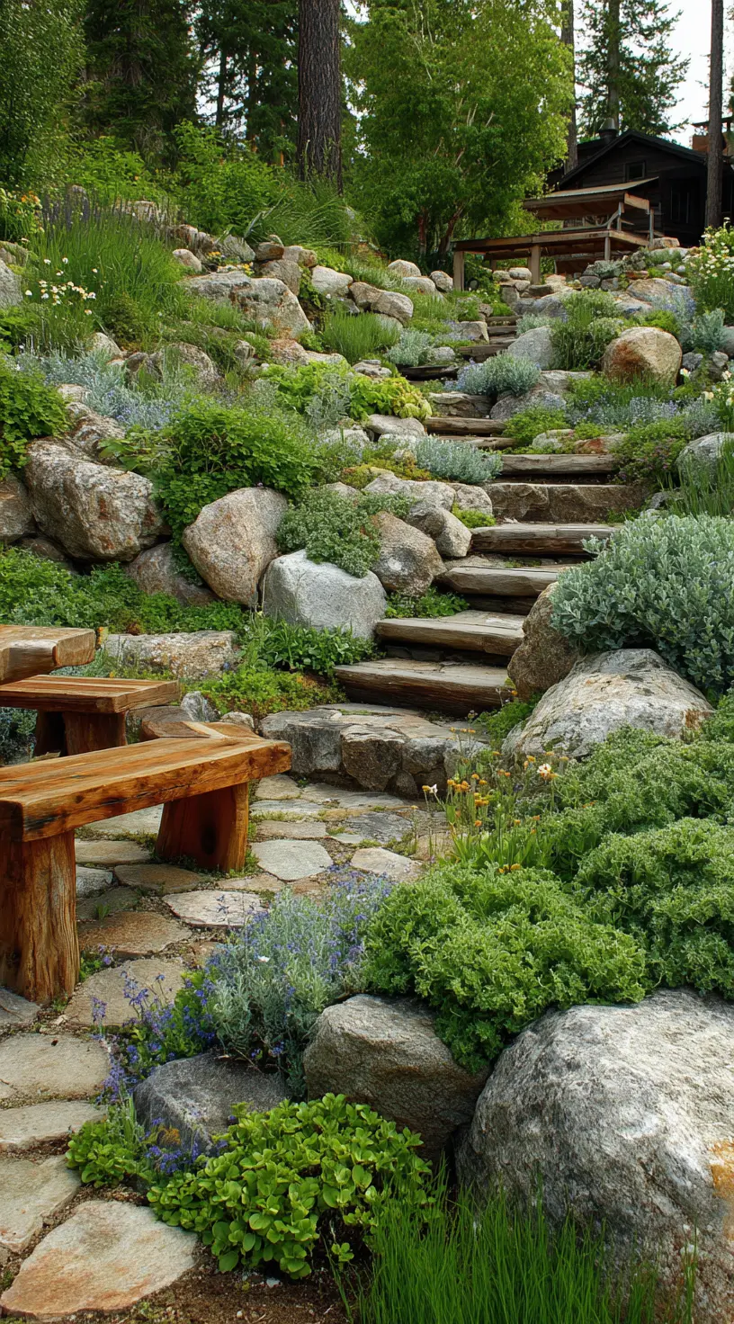 Terraced Elegance For Sloped Yards