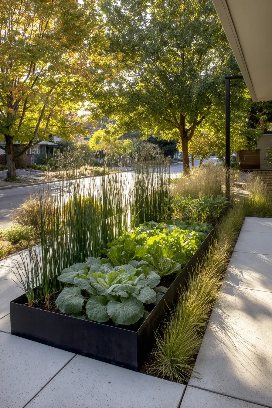 Contemporary Edible Landscape Garden