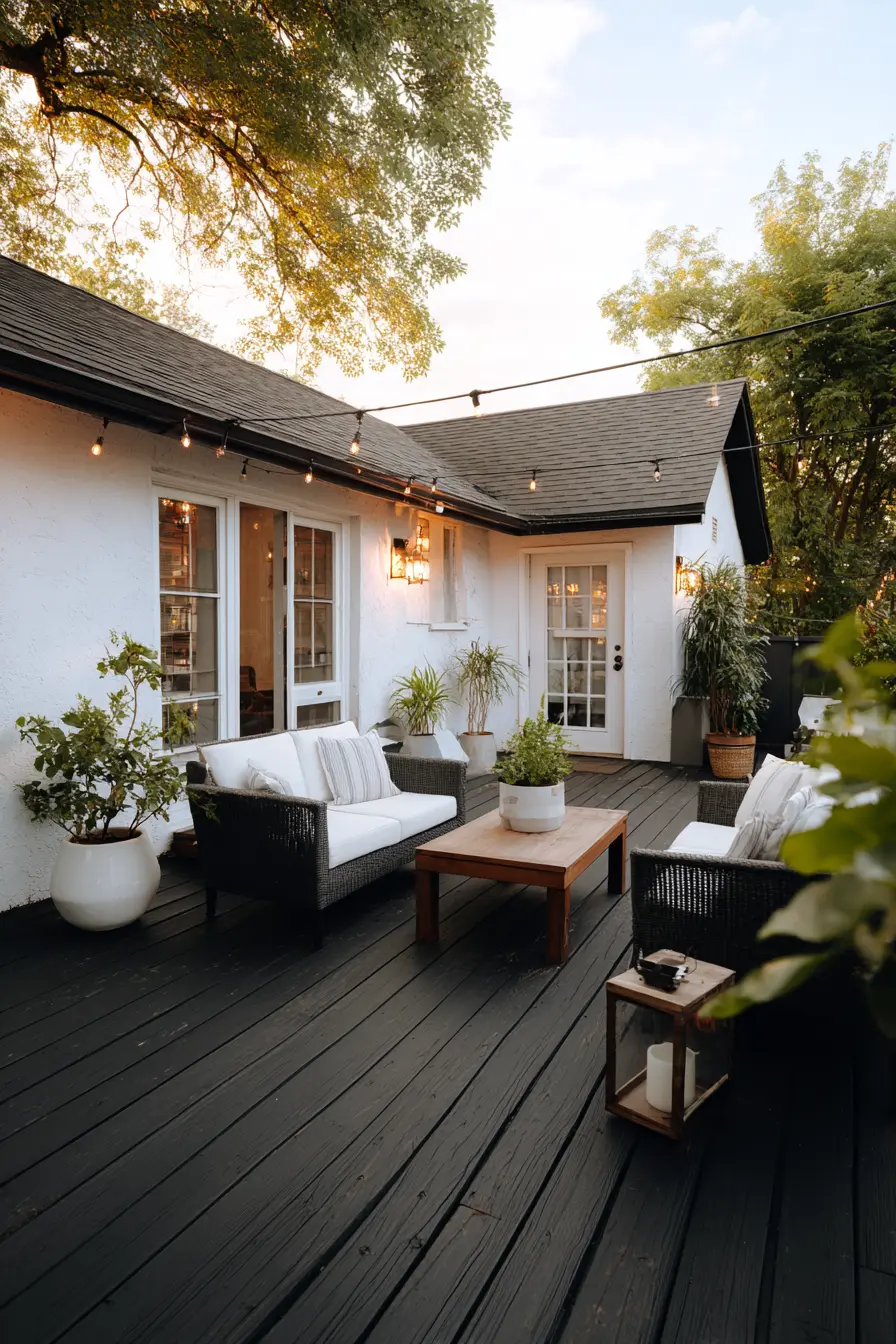 Contemporary Outdoor Living Space