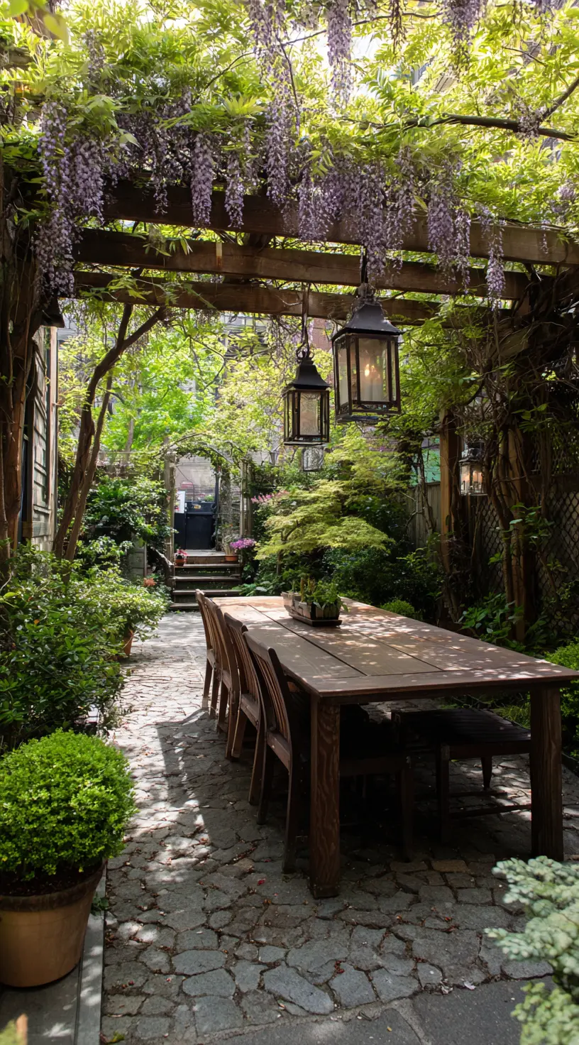 Pergola With Hanging Vines