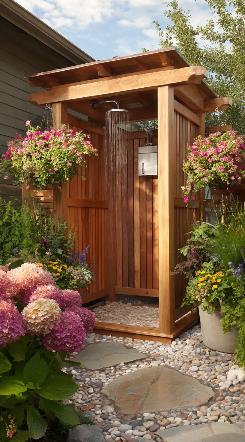 Diy Backyard Shower Setup