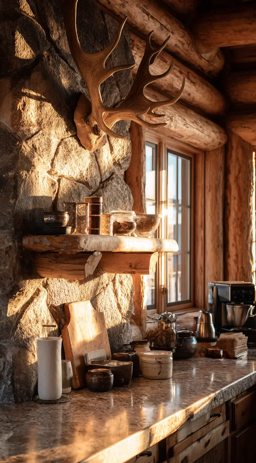 Log Cabin Grill Station