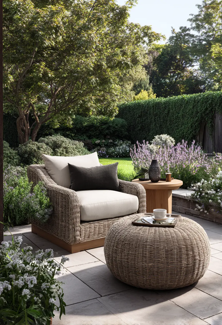 Outdoor Pouf Ottoman