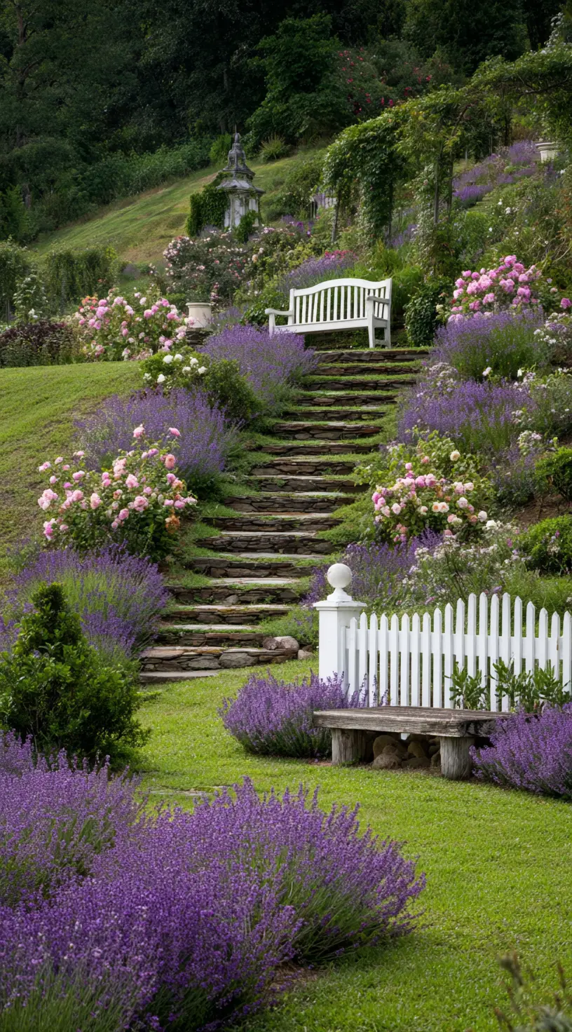 Cozy Cottage Garden On A Slope