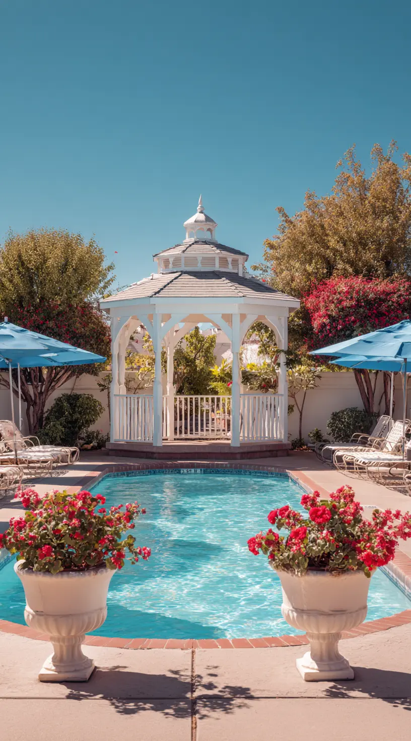 Poolside Shade Structure