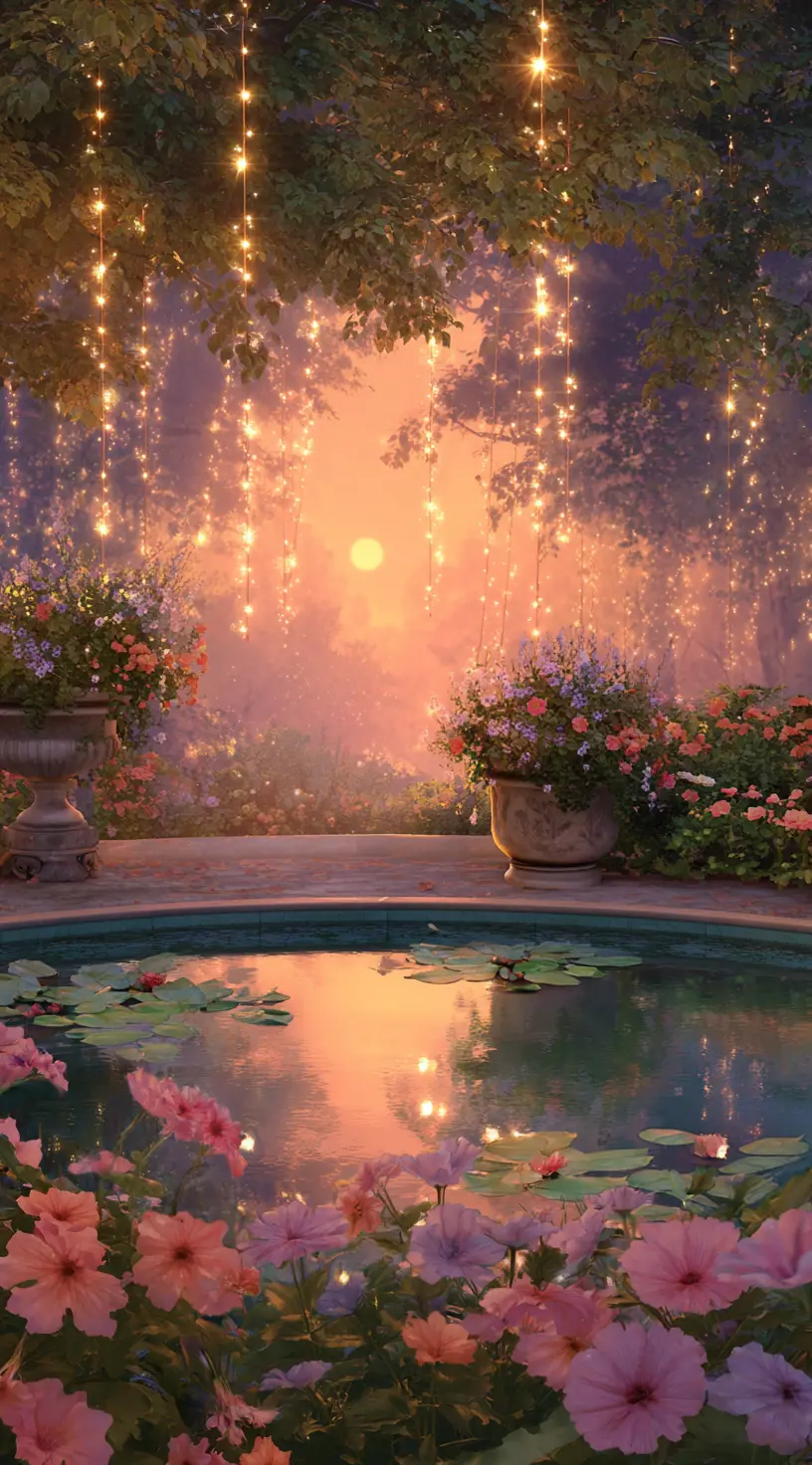 Twilight Fairy Light Garden