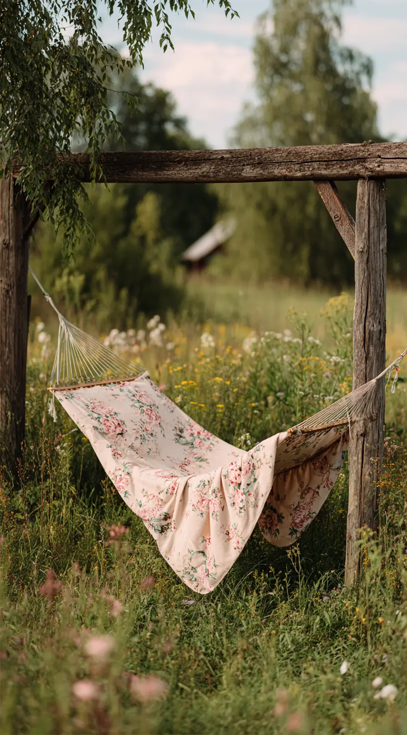 Cozy Cottagecore Hammock Nook