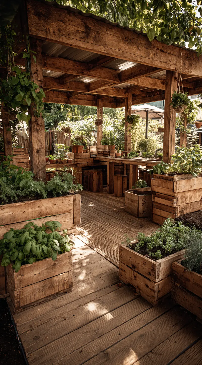 Reclaimed Pallet Kitchen