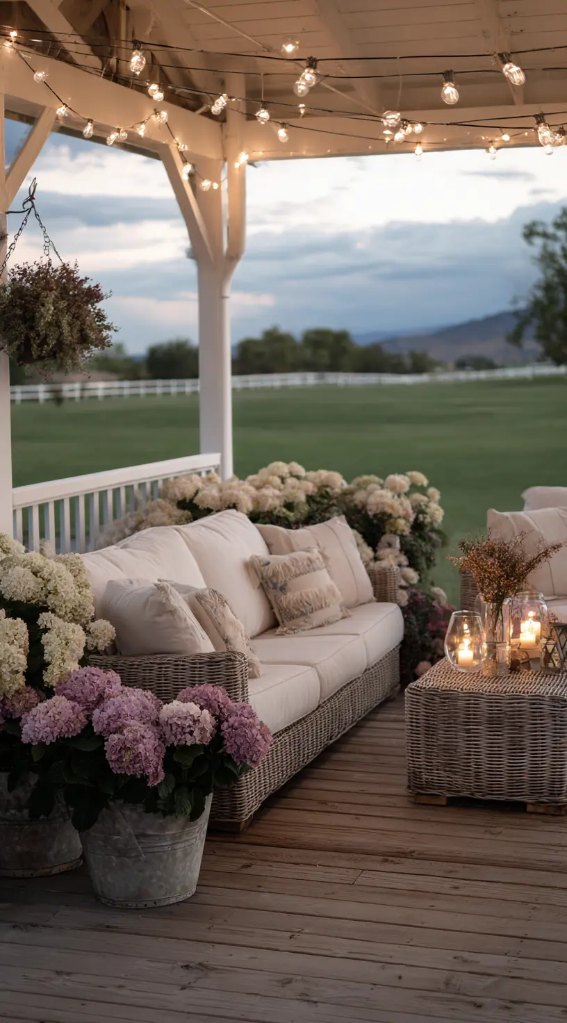 String Light Pergola For Romantic Evenings