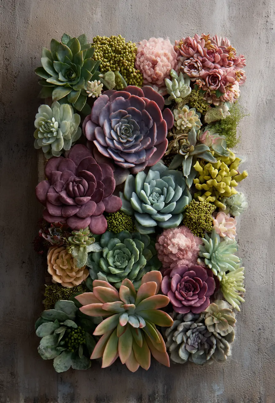 Succulent Wall Art