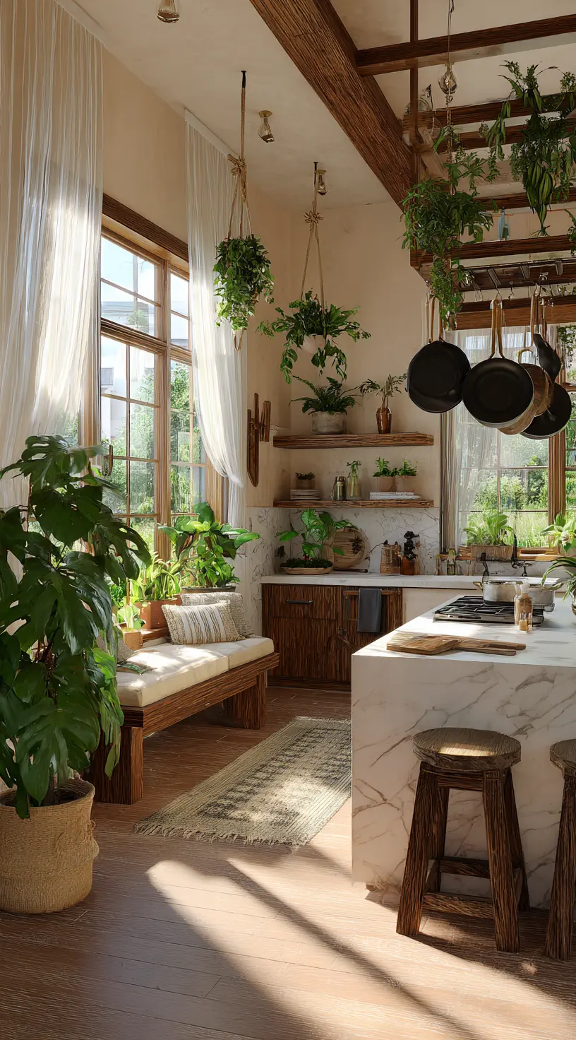 Tropical Kitchen Retreat
