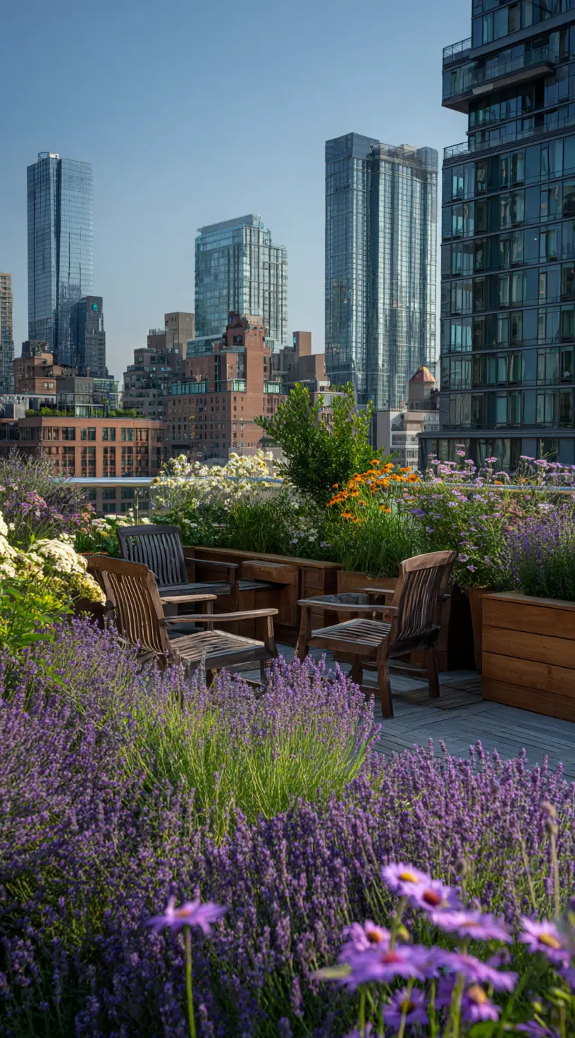 Wildflower Rooftop Garden
