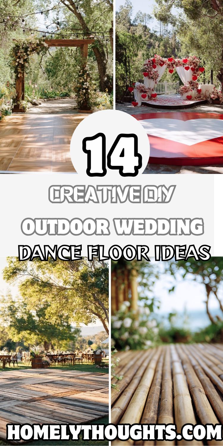 14 Creative DIY Outdoor Wedding Dance Floor Ideas