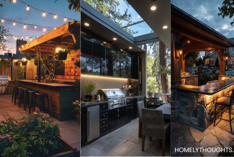 14 Modern Outdoor Kitchen Lighting Ideas for Your Yard