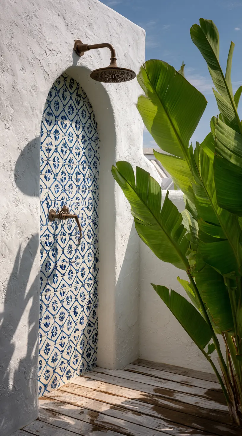 Outdoor Rainforest Shower
