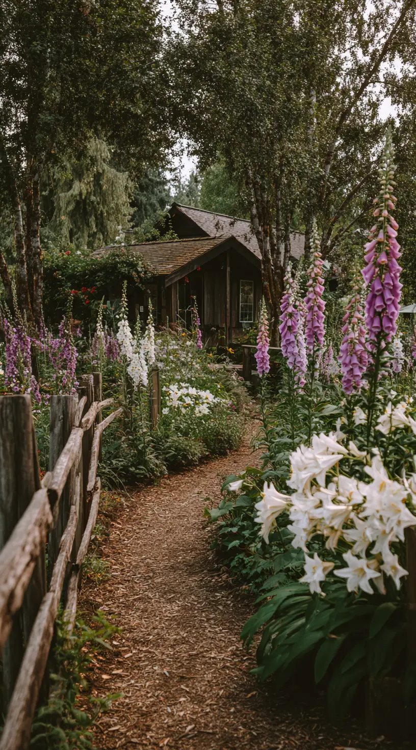 Shaded Wildflower Garden