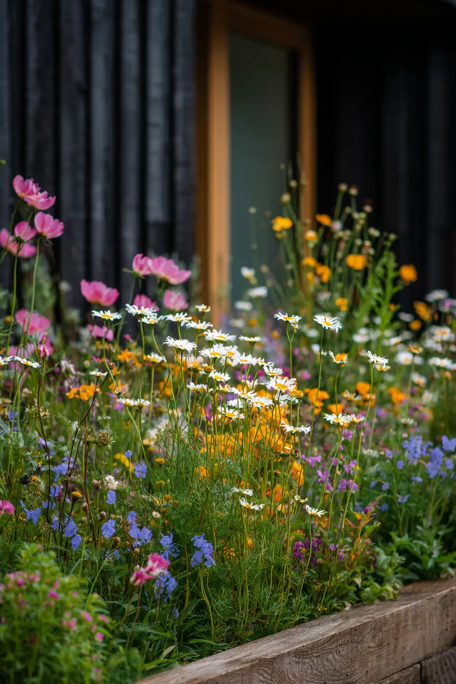 Vibrant Wildflower Garden Delight