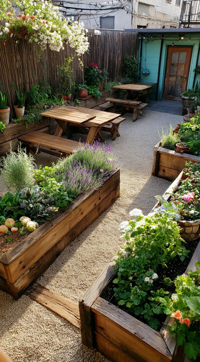 Diy Raised Garden Bed With Bench Seating