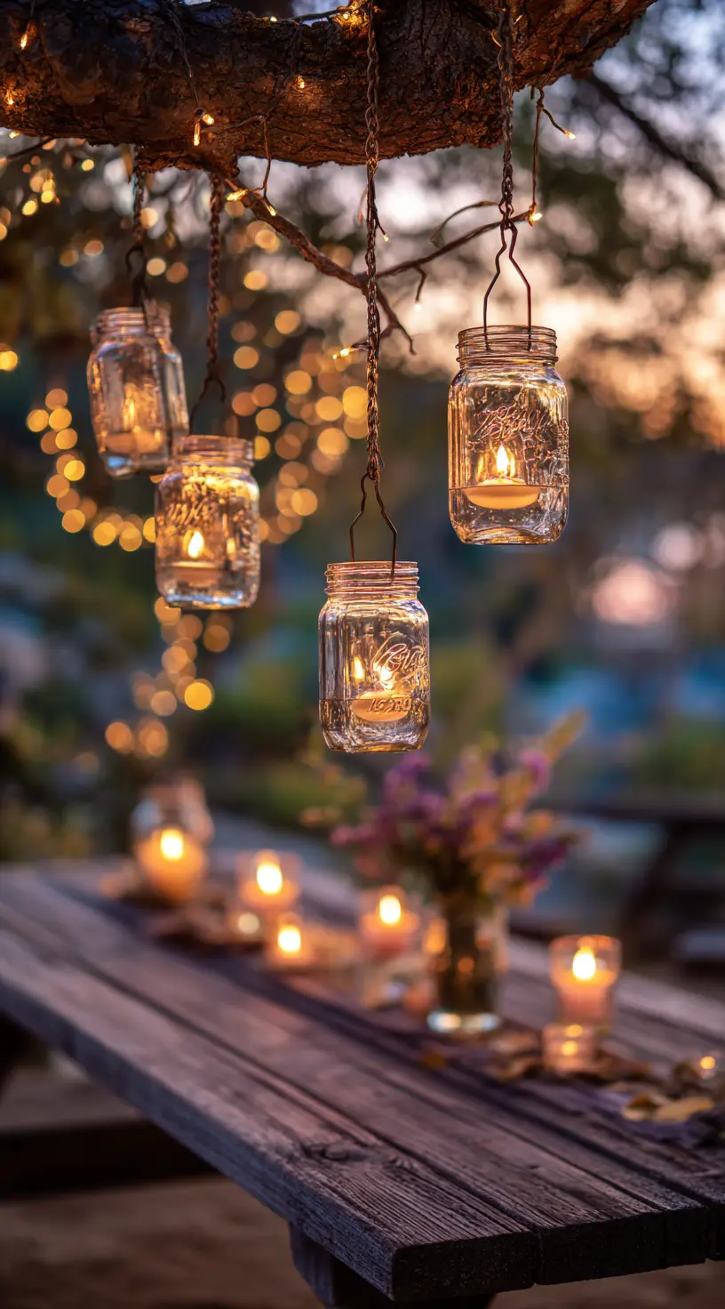 Hanging Jar Lights