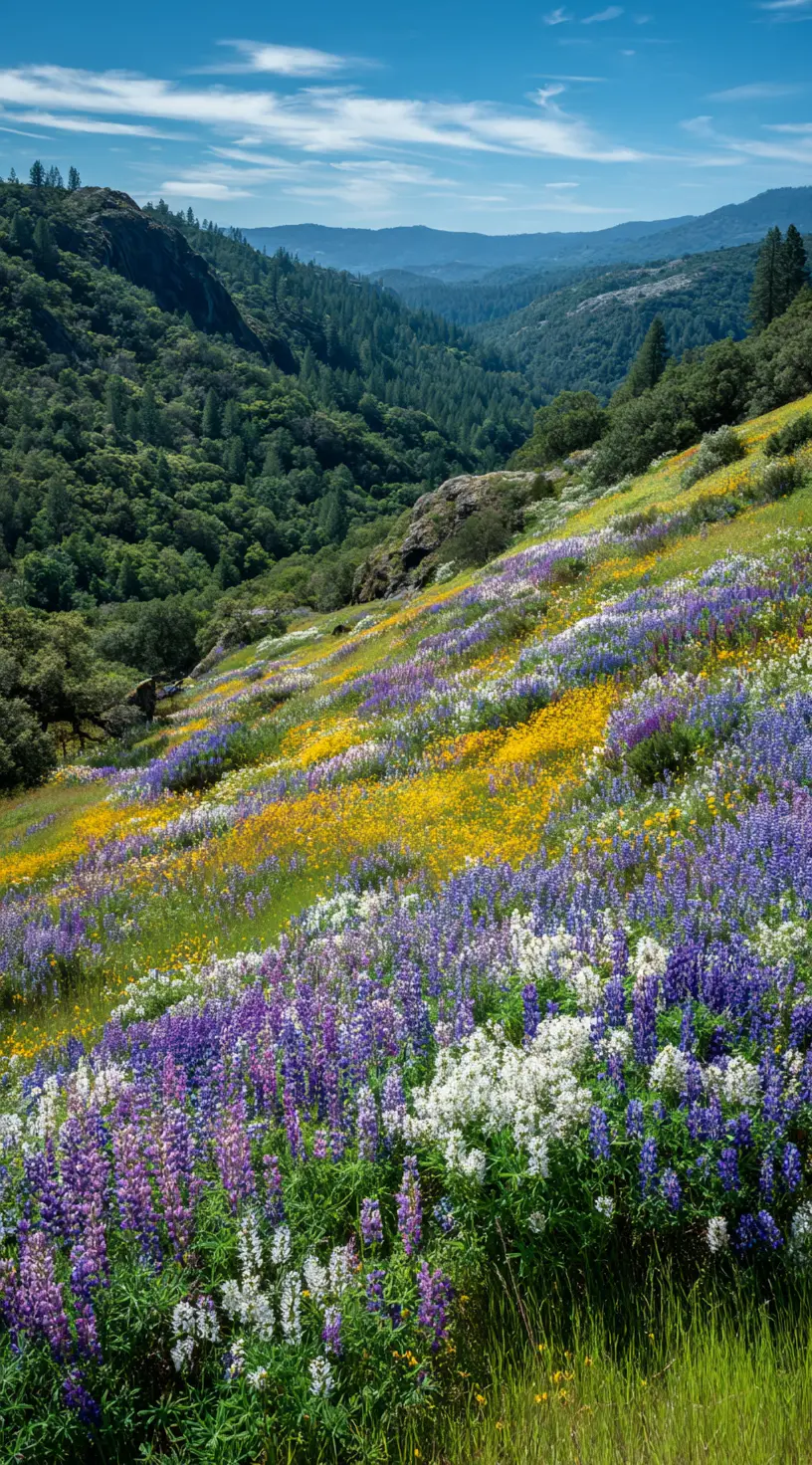 Hillside Wildflower Garden