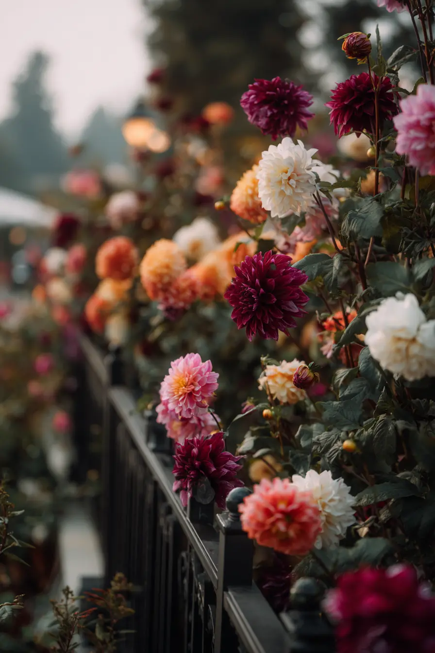 Lush Floral Elegance in Bloom