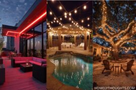16 Backyard Patio String Light Ideas for Decoration and a Cozy Ambience
