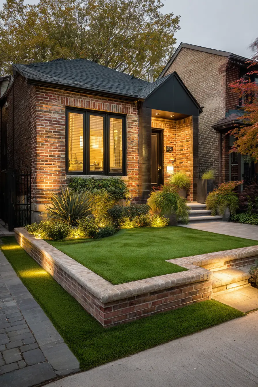 Contemporary Minimalist Garden Edging