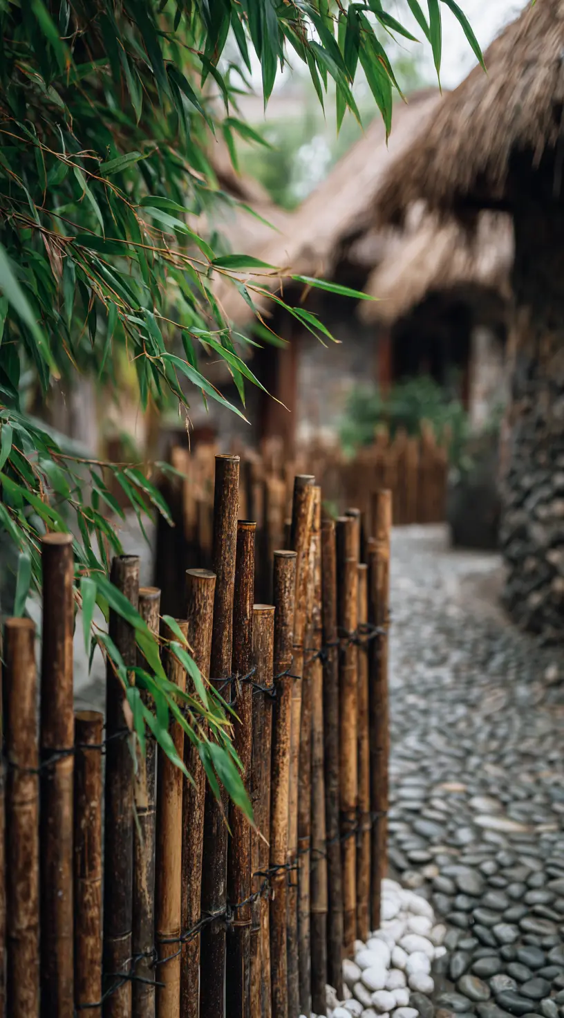 Diy Bamboo Fence Garden