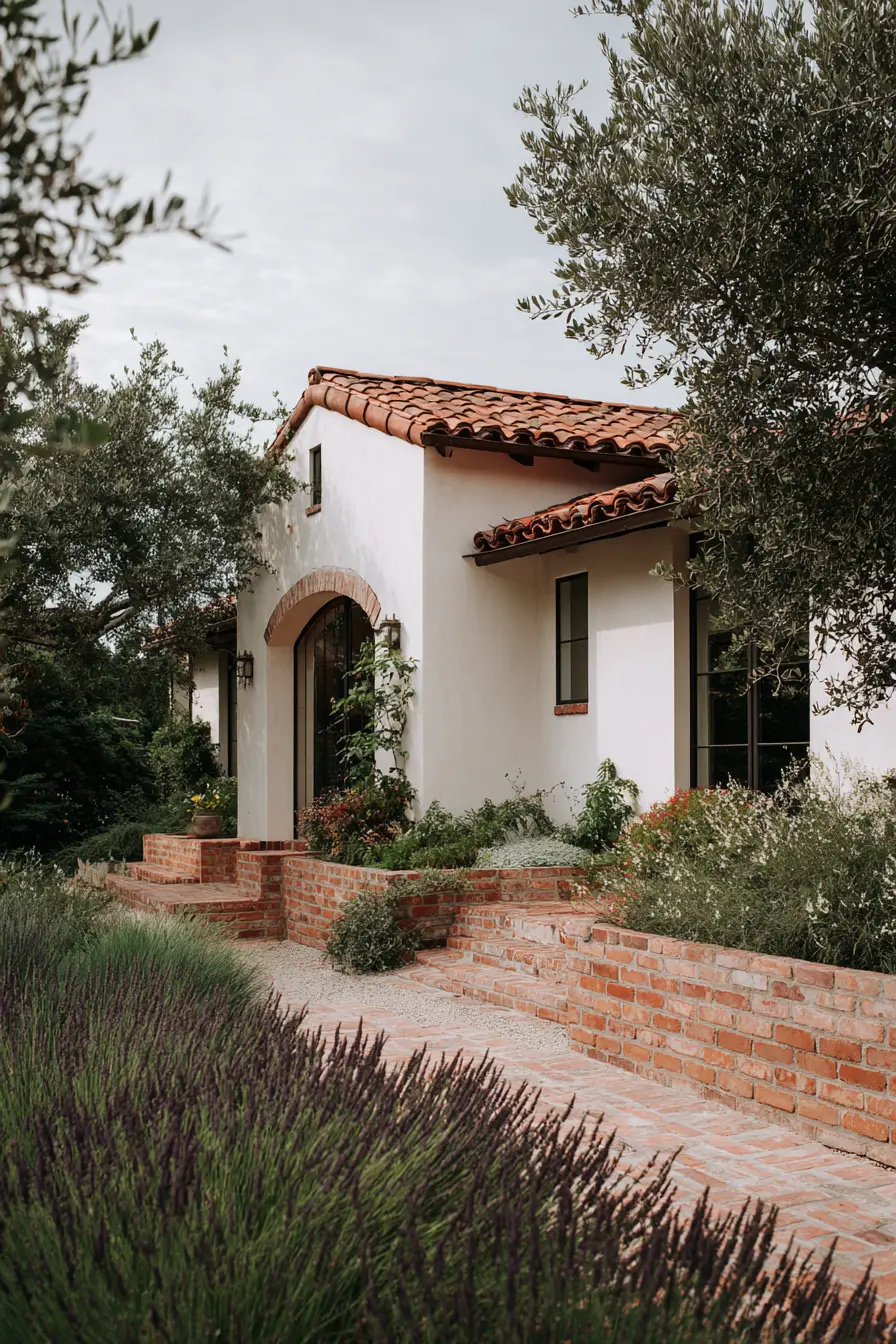 Mediterranean Lavender Border Garden