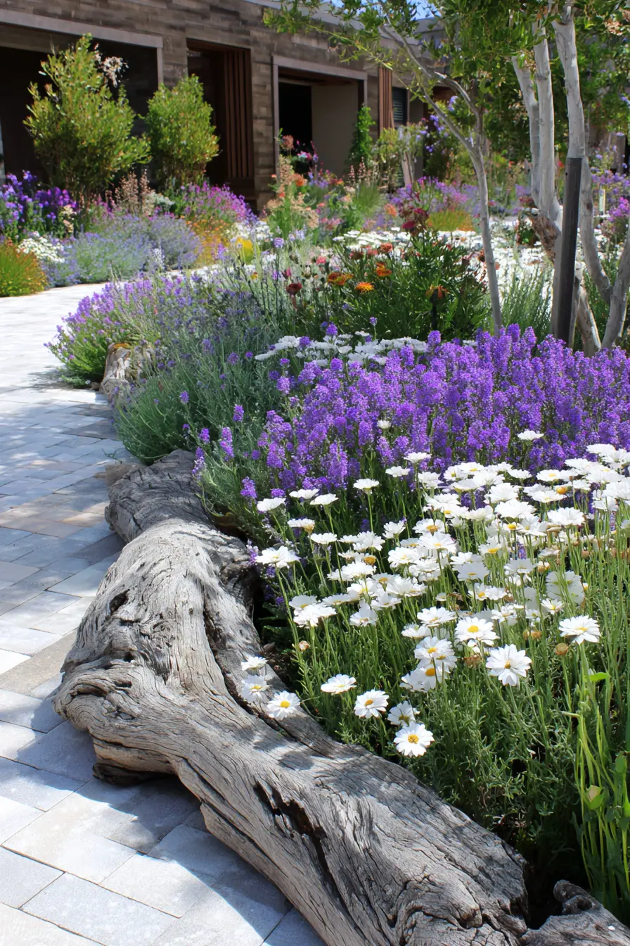 Colorful Cottage Garden Layout