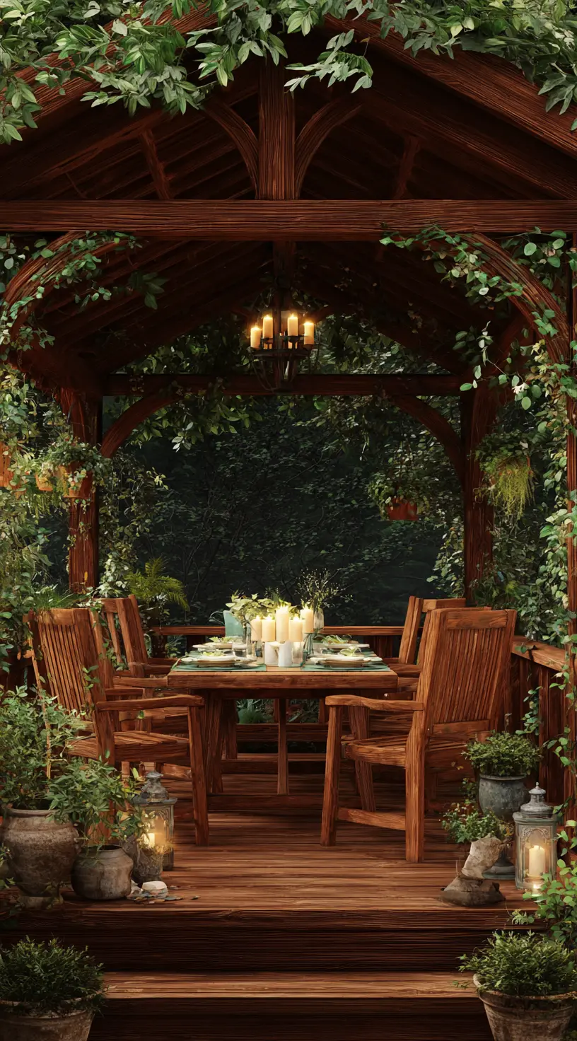 Outdoor Dining Pergola
