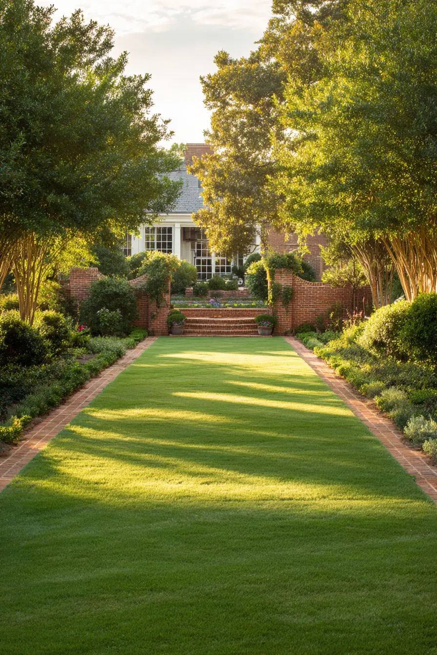 Traditional Brick Edged Border