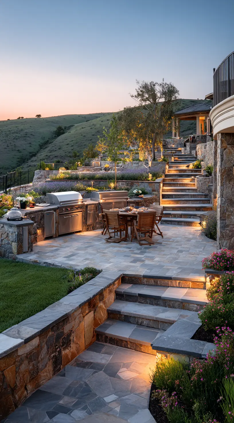 Hillside Outdoor Dining & Kitchen