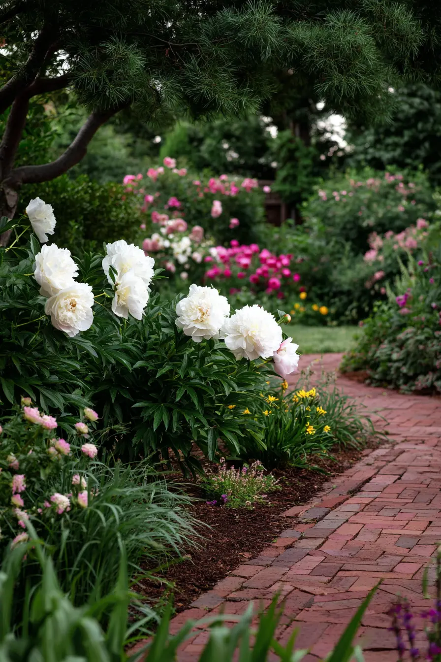 Lush Peonies and Vibrant Blooms