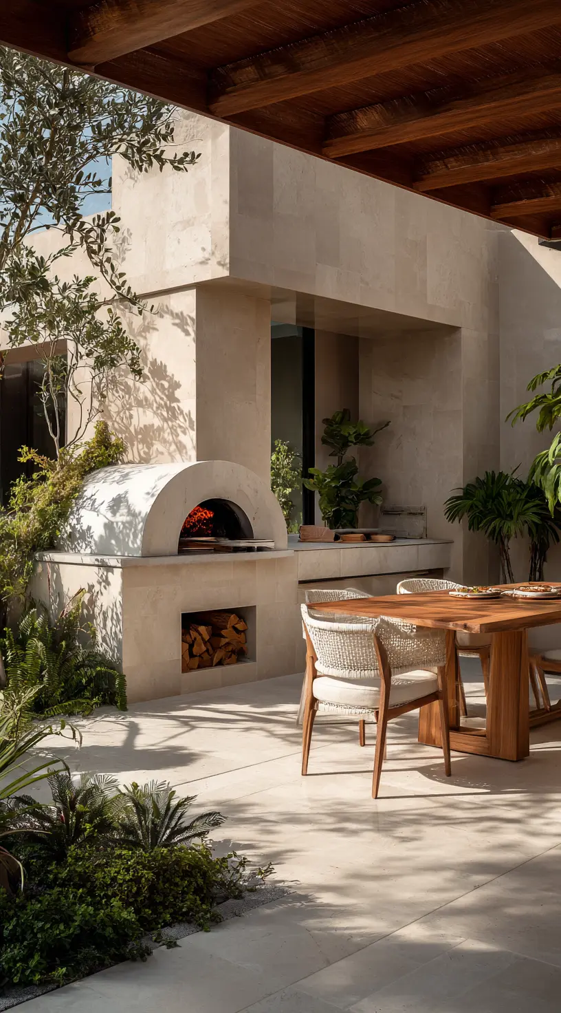 Modern Mediterranean Vibes: The Outdoor Kitchen That Redefines Sophistication