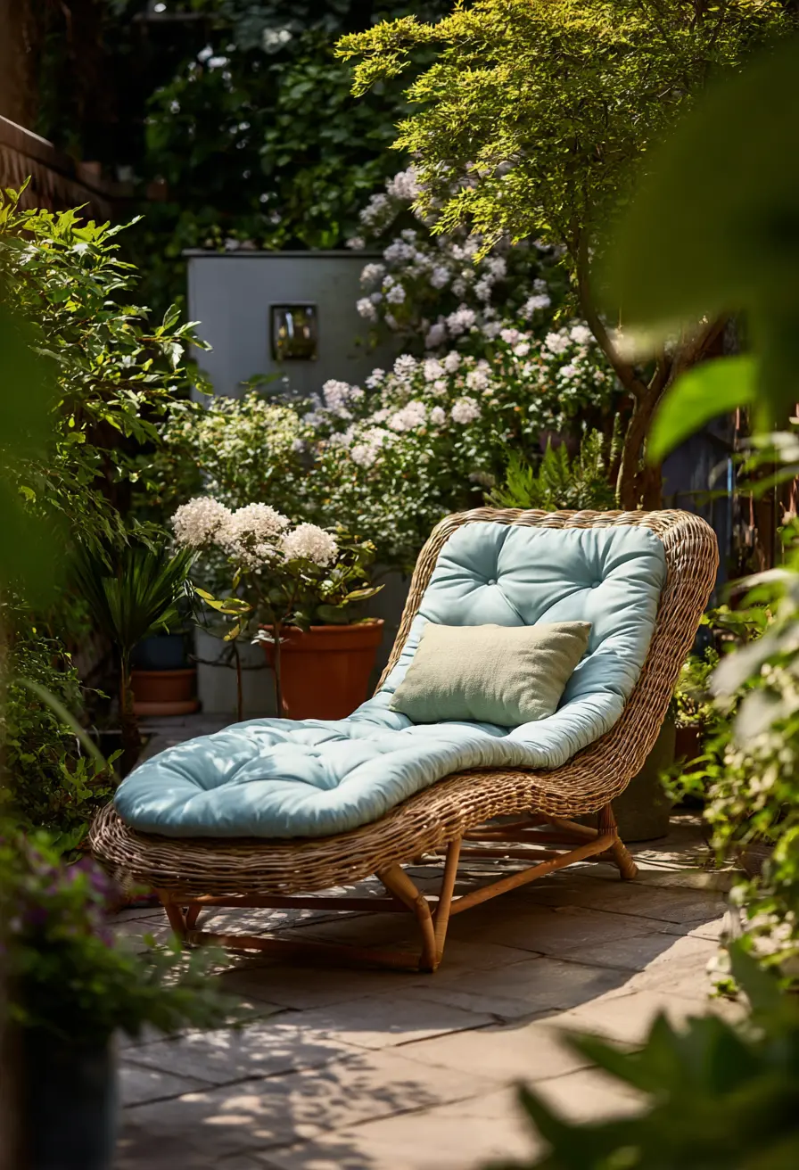 Wicker Lounger