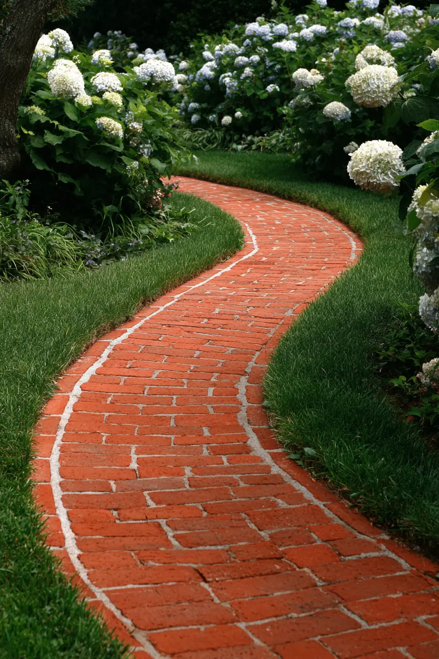 Zigzag Brick Edging