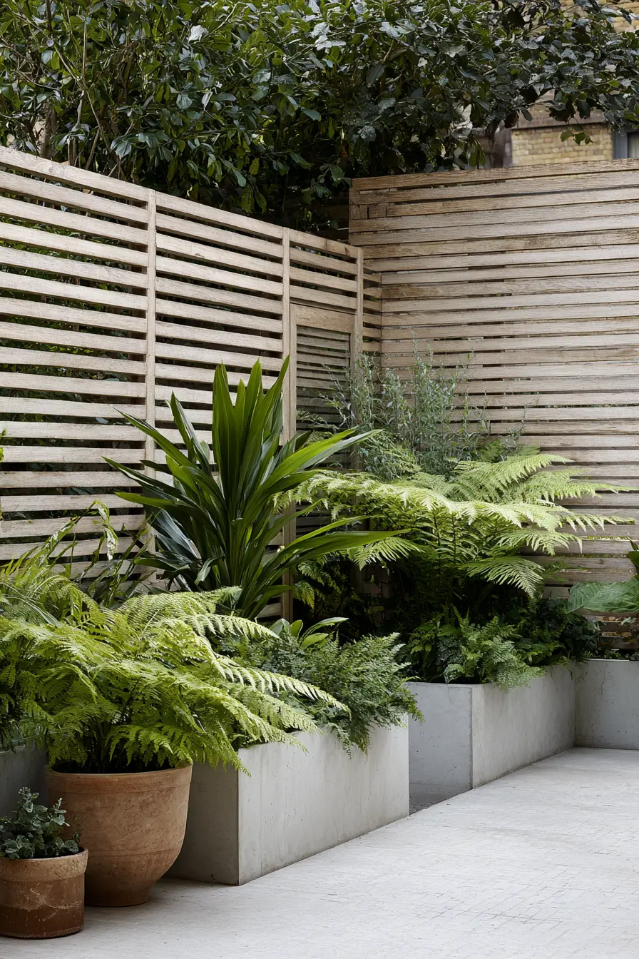 Contemporary Lush Serenity Garden