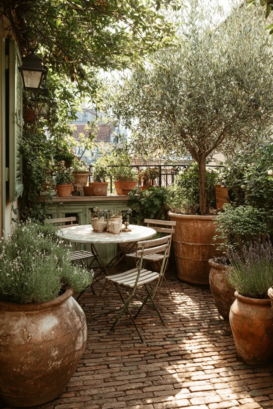 Cozy Lavender-Filled Patio Retreat