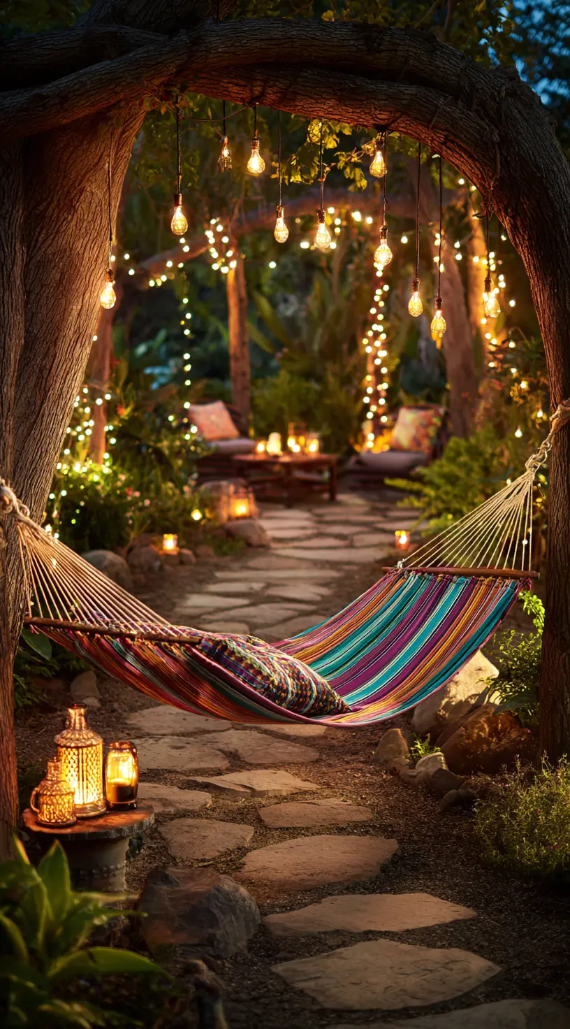 Hammock Under Lights